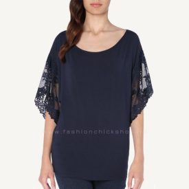 Intimissimi rövid ujjú top modálból és csipkéből