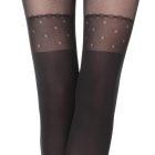 Calzedonia combzokni hatású harisnyanadrág, felül pöttyös