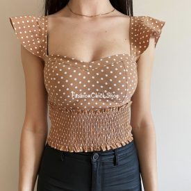 Tezenis pöttyös crop top