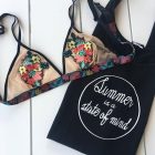 Tezenis hímzett tüll melltartó