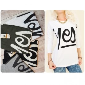 Hosszú ujjú pamut felső