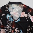 Tezenis virágmintás pamut peplum felső