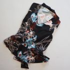 Tezenis virágmintás pamut peplum felső