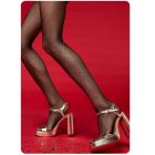 Calzedonia pöttyös tüll harisnyanadrág - arany