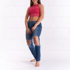 Calzedonia szaggatott farmer legging