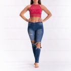 Calzedonia szaggatott farmer legging