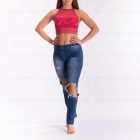 Calzedonia szaggatott farmer legging
