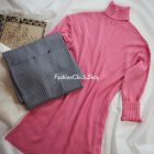 Tezenis hosszú ujjú bordáskötött ruha