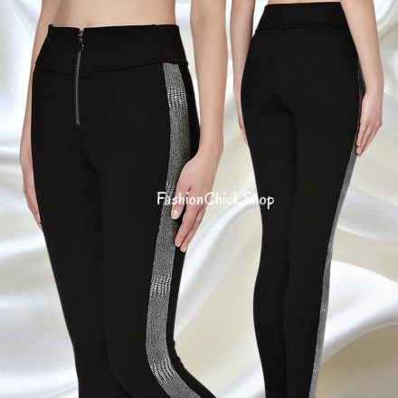 Calzedonia SHAPING alakformáló leggings fémes hatású oldalsávval