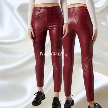 Calzedonia motoros fazonú bőrhatású skinny leggings