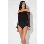 Tezenis hosszú ujjú tüll body