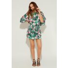 Tezenis rövid viszkóz ruha övvel