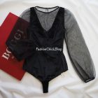 Intimissimi After Midnight hosszú ujjú strasszos body