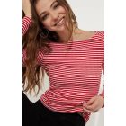 Tezenis bordázott hosszú ujjú felső