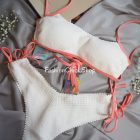 Tezenis horgolt hatású bandeau bikini felső