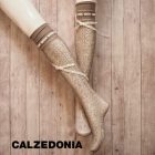 Calzedonia csipke kötős combharisnya