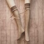 Calzedonia csipke kötős combharisnya