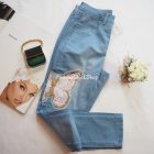 Calzedonia farmernadrág pillangóval és flitterrel