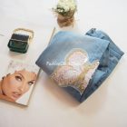 Calzedonia farmernadrág pillangóval és flitterrel