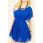 Plisszírozott rövid ruha