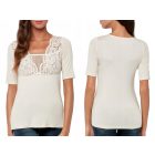 Intimissimi rövid ujjú top csipkével