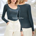 Tezenis hosszú ujjú top rugalmas viszkózból