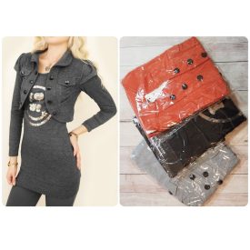 Pamut tunika boleróval