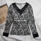 Tezenis hosszú ujjú top rugalmas viszkózból