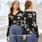 Tezenis hosszú ujjú top rugalmas viszkózból