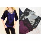 Gyapjú tunika bő ujjrésszel