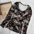 Tezenis hosszú ujjú top rugalmas viszkózból