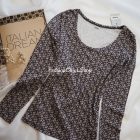 Tezenis hosszú ujjú top rugalmas viszkózból