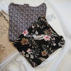 Tezenis hosszú ujjú top rugalmas viszkózból