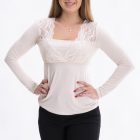 Intimissimi hosszú ujjú top csipkével