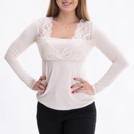 Intimissimi hosszú ujjú top csipkével