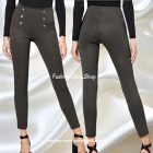 Calzedonia skinny rugalmas leggings díszgombokkal