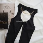 Calzedonia Special Edition szuperfényes harisnyanadrág levehető lánccal