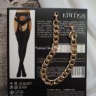 Calzedonia Special Edition szuperfényes harisnyanadrág levehető lánccal