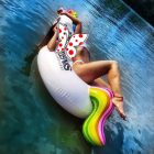 Tezenis felfújható úszó egyszarvú