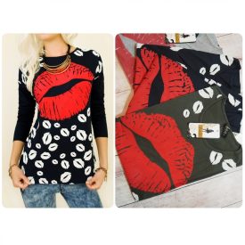 Hosszú ujjú pamut felső