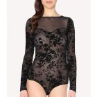 Intimissimi bársony mintás alkalmi tüll body