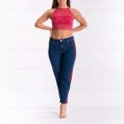 Tezenis oldalán csíkos strech farmernadrág