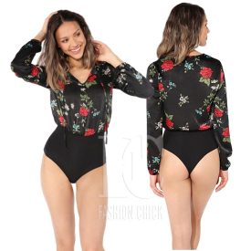 Tezenis hosszú ujjú szatén body