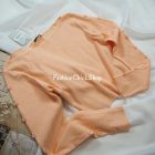 Tezenis hosszú ujjú bordázott crop top