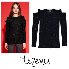 Tezenis flitteres kötött pulóver