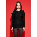 Tezenis flitteres kötött pulóver