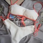 Tezenis horgolt hatású brazil fazonú bikini alsó