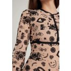 Tezenis hosszú ujjú tüll body