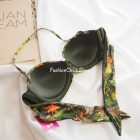 Tezenis Jungle Safari levehető pántos push up bikini