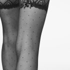 Calzedonia apró pöttyös combfix masnis csipkeszegéllyel